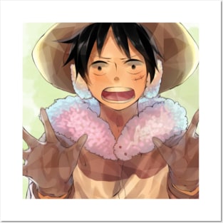 one piece Luffy Posters and Art
